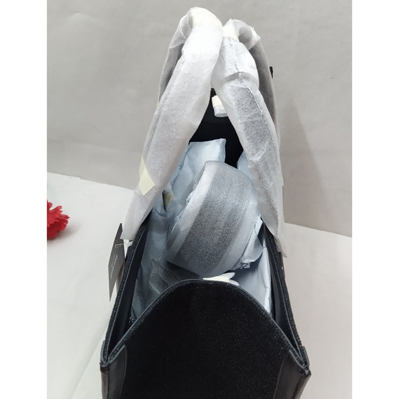 Kate Spade New York Manhattan Black Canvas Car Embellished Large Tote Bag NWT - Picture 11 of 16